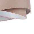 lampa asymetria pudrowy róż