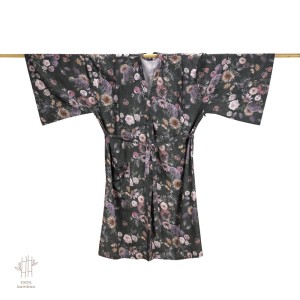 KIMONO BAMBUSOWE DLA MAMY MYSTERY OF FLOWERS - MAKASZKA