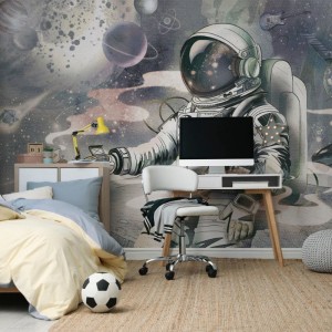 TAPETA DLA DZIECKA GALAXY COLOR - MALUMI