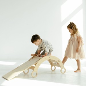 BABYWOOD - MONTESSORI ROCKER + SLIDE/LADDER S
