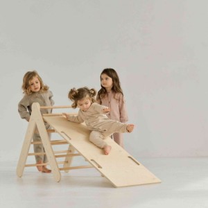 BABYWOOD - WOODEN PIKLER + SLIDE/ LADDR/CLIMBING WALL