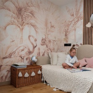 MALUMI - WALLPAPER EXOTIC ANIMALS SEPIA