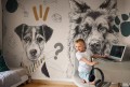 wallpaper doggies mustard