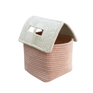 KOSZ DOMEK VINTAGE NUDE ECO CITY - LORENA CANALS