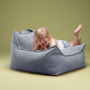 Fotel pufa dla dziecka Beanbag Blueberry Blue - Wigiwama