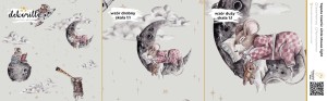 DEKORILLO COSMIC LITTLE MOUSE LIGHT - PRÓBKA TAPETY
