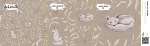 DEKORILLO FOX AND BIRD - PRÓBKA TAPETY