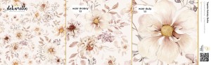 DEKORILLO KWIATY BOHO - PRÓBKA TAPETY