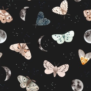 DEKORILLO BUTTERFLY BLACK - PRÓBKA TAPETY