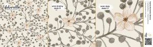 DEKORILLO ROMANTIC FLOWERS - PRÓBKA TAPETY 