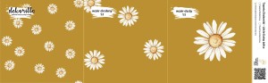 DEKORILLO STOKROTKI LITTLE DAISY ŻÓŁTA - PRÓBKA TAPETY