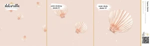 DEKORILLO MUSZLE JEDNOLITE PUDROWA - PRÓBKA TAPETY