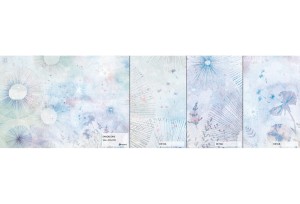 MALUMI DANDELIONS PURPLE - PRÓBKA TAPETY 