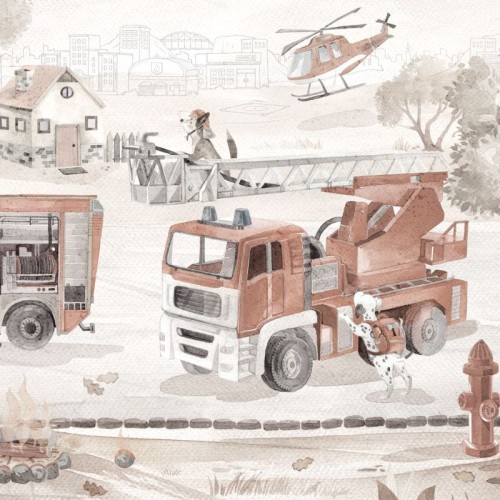 tapeta fire patrol retro