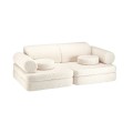 modułowa kanapa dla dziecka cream white