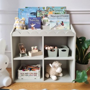 REGAŁ Z BIBLIOTECZKĄ BOOK NOOK SAGE - BELLAMY