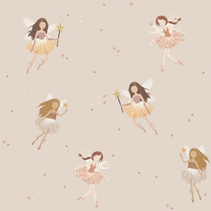TAPETA FAIRIES BEIGE - DEKORNIK