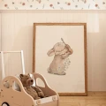 plakat dla dzieci krolik skrzypek