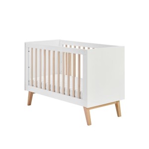 ŁÓŻECZKO 60x120 CM SWING BIAŁE - PINIO