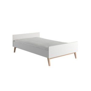 ŁÓŻKO 120X200 CM SWING BIAŁE - PINIO