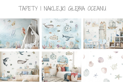 naklejki i tapety głębia oceanu