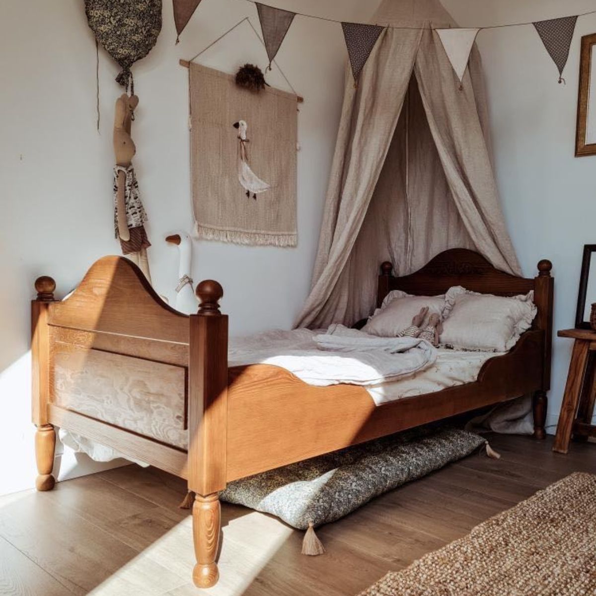 łóżko boho
