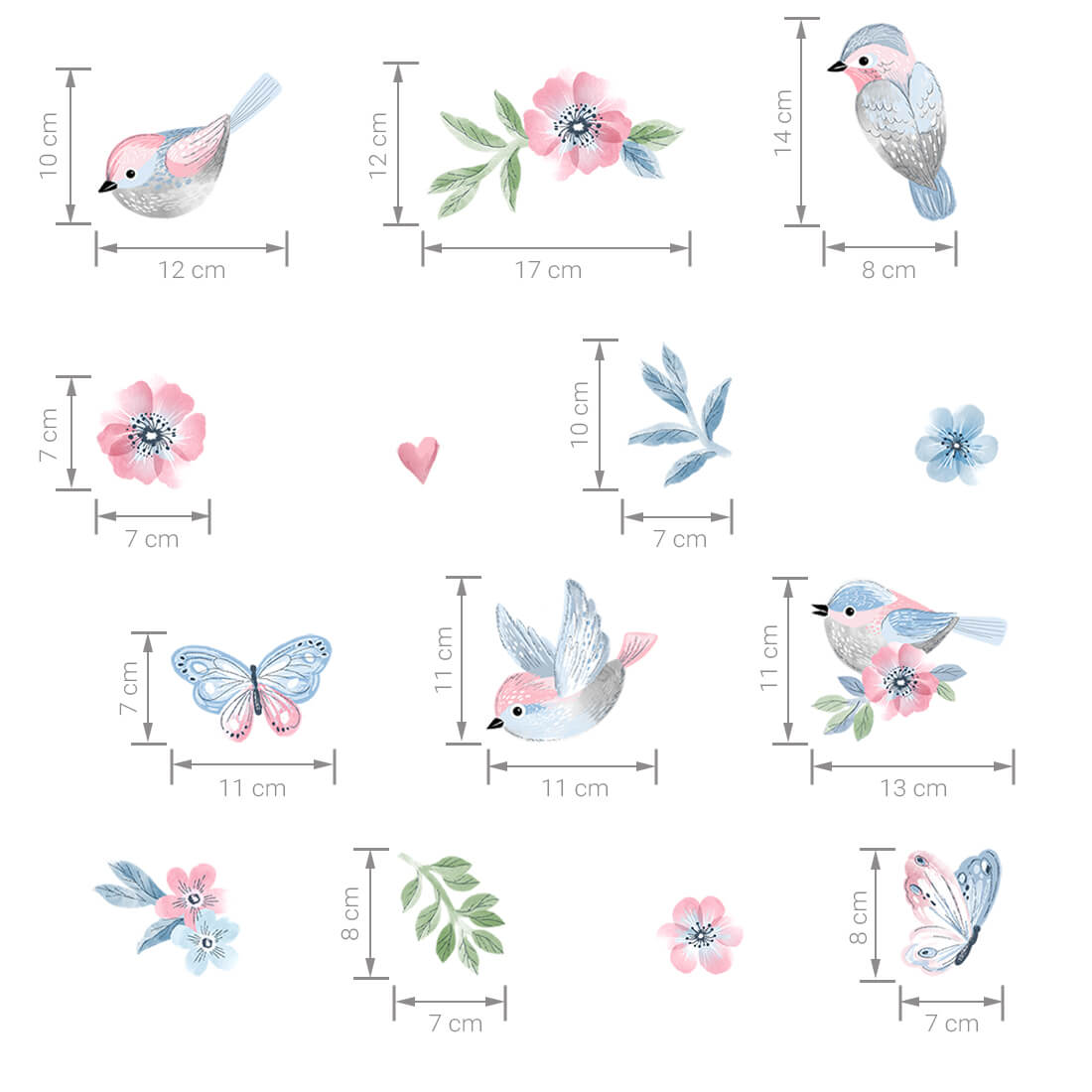wall stickers birds