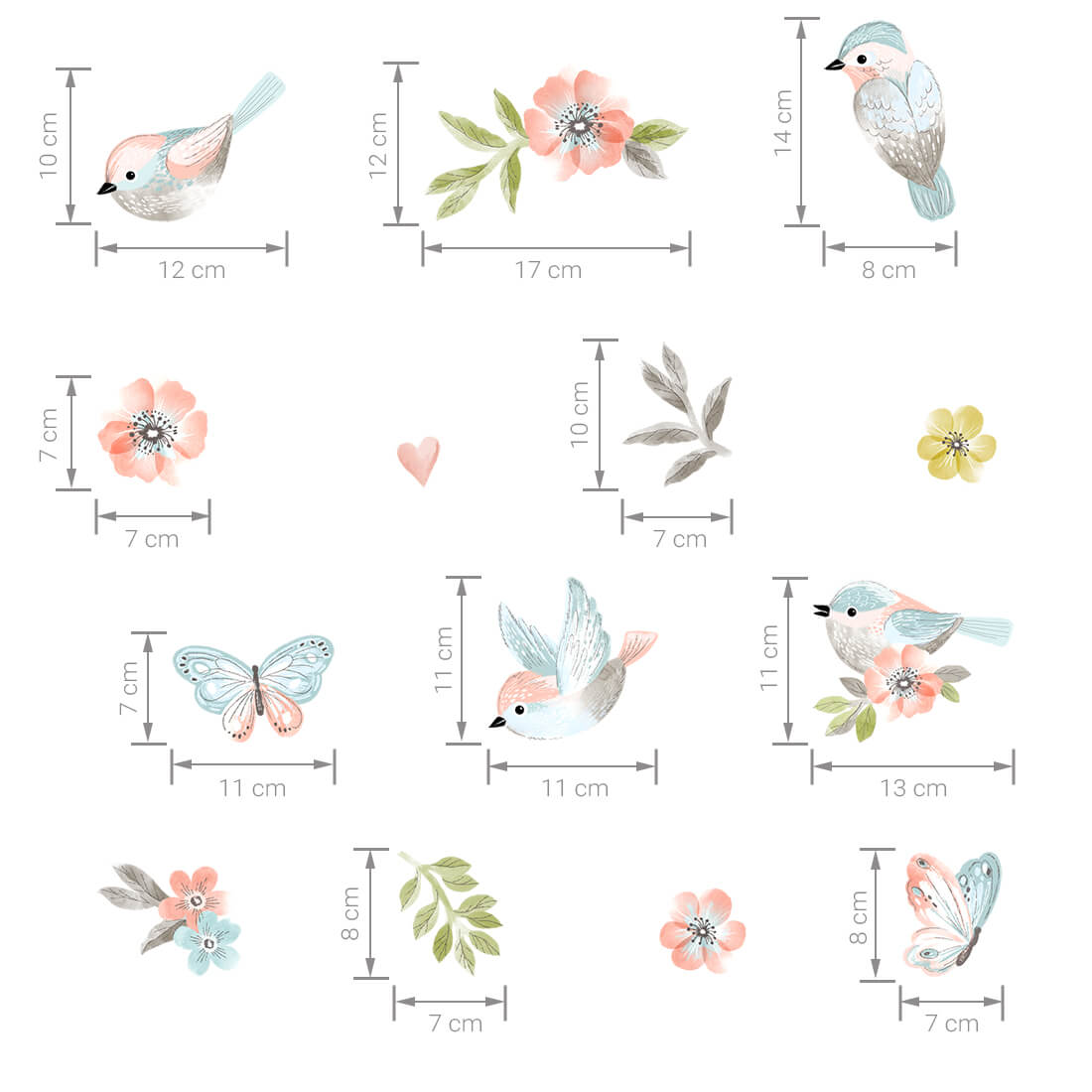 wall stickers birds
